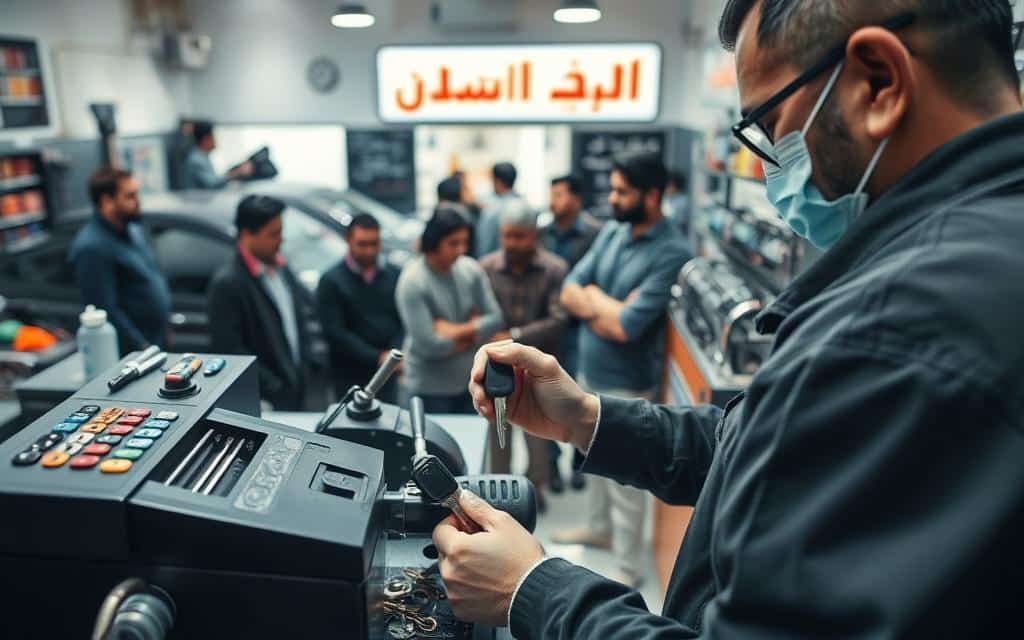 مقارنة بين 10 محلات لصناعة مفاتيح السيارات في الكويت