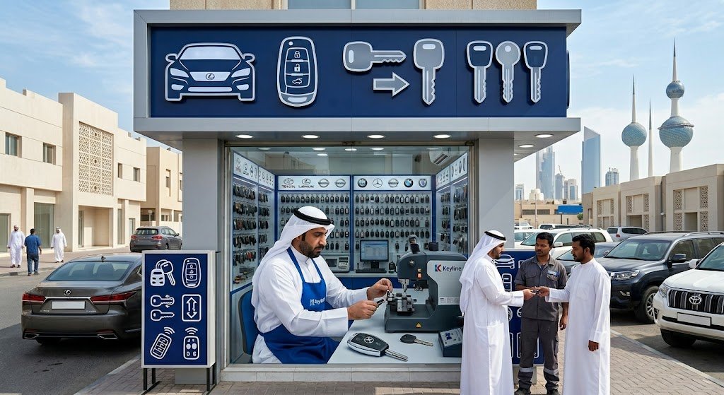 فنيون متخصصون وأجهزة برمجة متطورة تعمل على مدار الساعة ضمن خدمات شركة مفاتيح سيارات الكويت